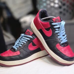 Nike Red and Black Athletic Shoes